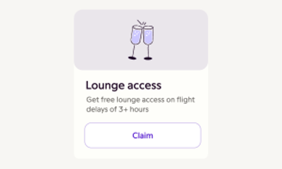 Enjoy lounge access, on us